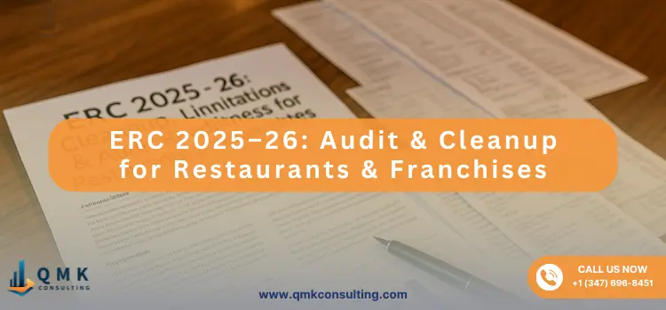 ERC 2025–26: Audit & Cleanup for Restaurants & Franchises